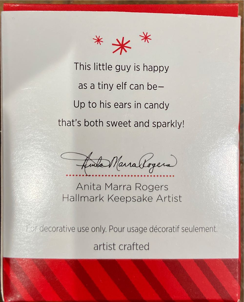 Happy Little Elf - Gumdrops (Gumdrops) ornament collectible [Barcode 795902445287] - Main Image 4