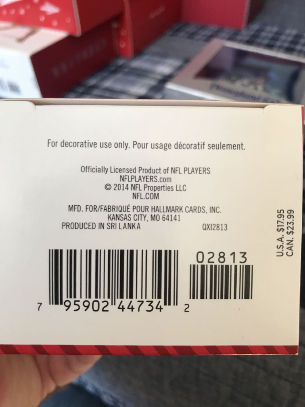 Peyton Manning - NFL (Sports) ornament collectible [Barcode 795902447342] - Main Image 3