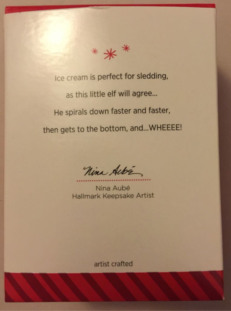 Sweet Holiday Slide  (Christmas Classic) ornament collectible [Barcode 795902448165] - Main Image 2