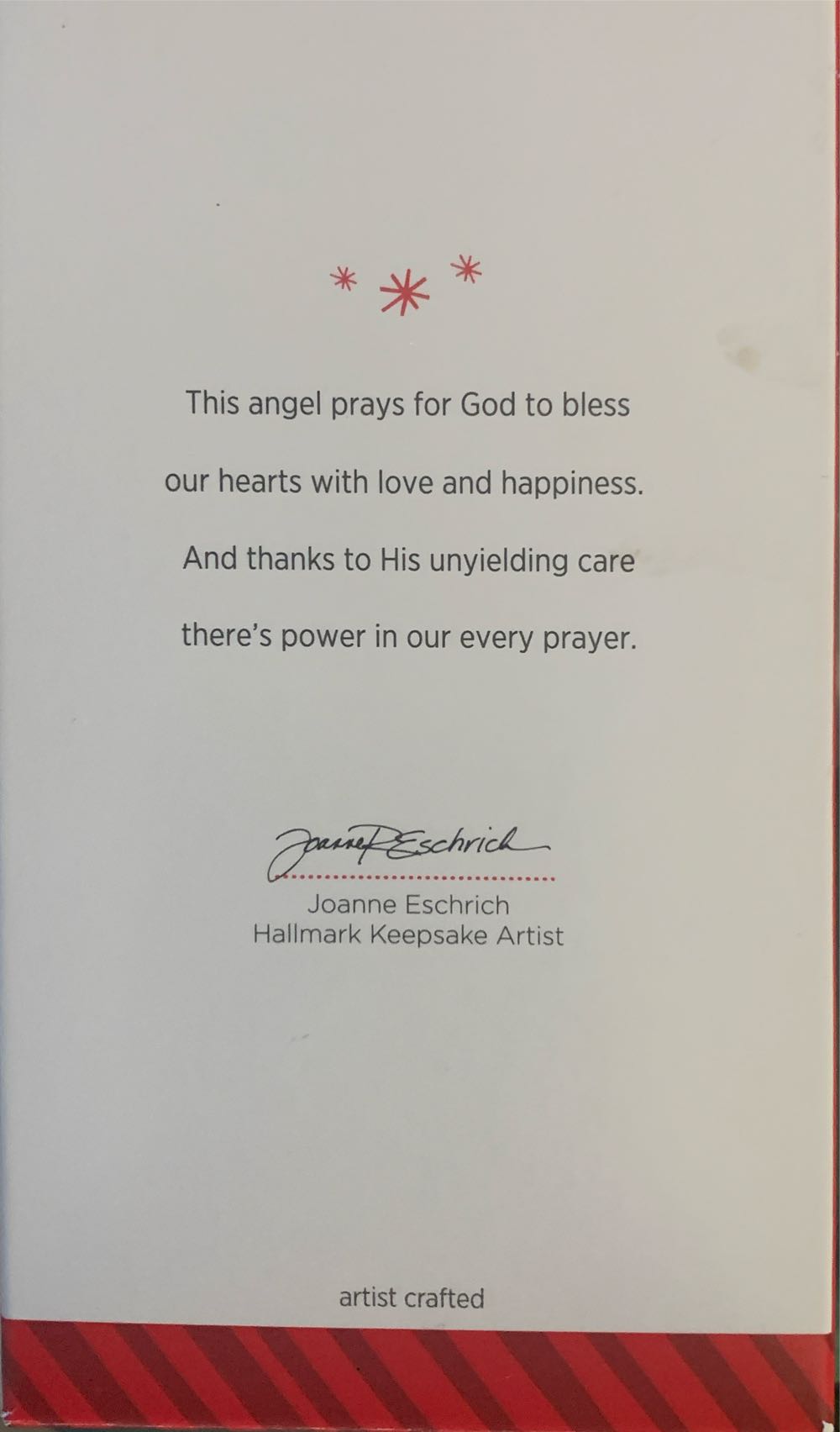 Angel Of Prayer  (Angels) ornament collectible [Barcode 795902457891] - Main Image 3