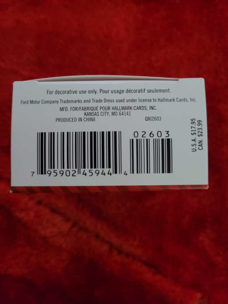 1965 Ford Mustang - Classic American Cars (1965 Ford Mustang) ornament collectible [Barcode 795902459444] - Main Image 4