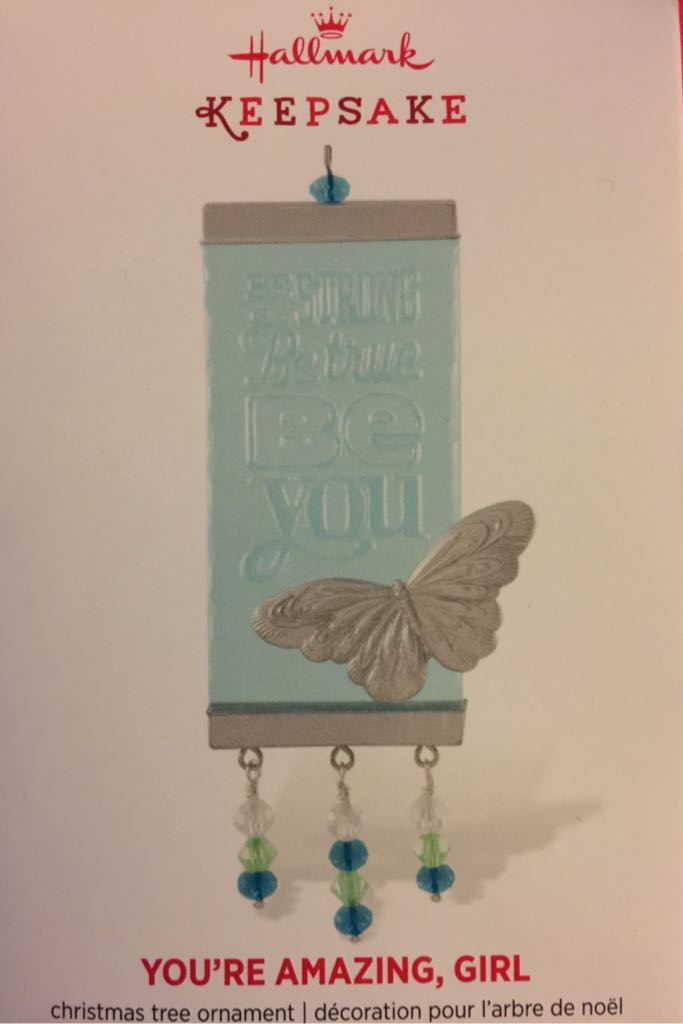 2014 You’re Amazing, Girl - Other (Butterflies) ornament collectible [Barcode 795902462536] - Main Image 1