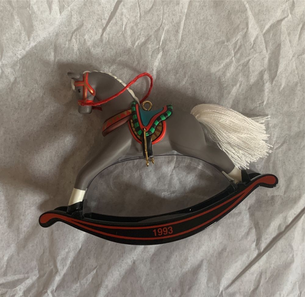 Rocking Horse #13 (1993) - Rocking Horse Series (Keepsake Ornament) ornament collectible [Barcode 015012026900] - Main Image 3