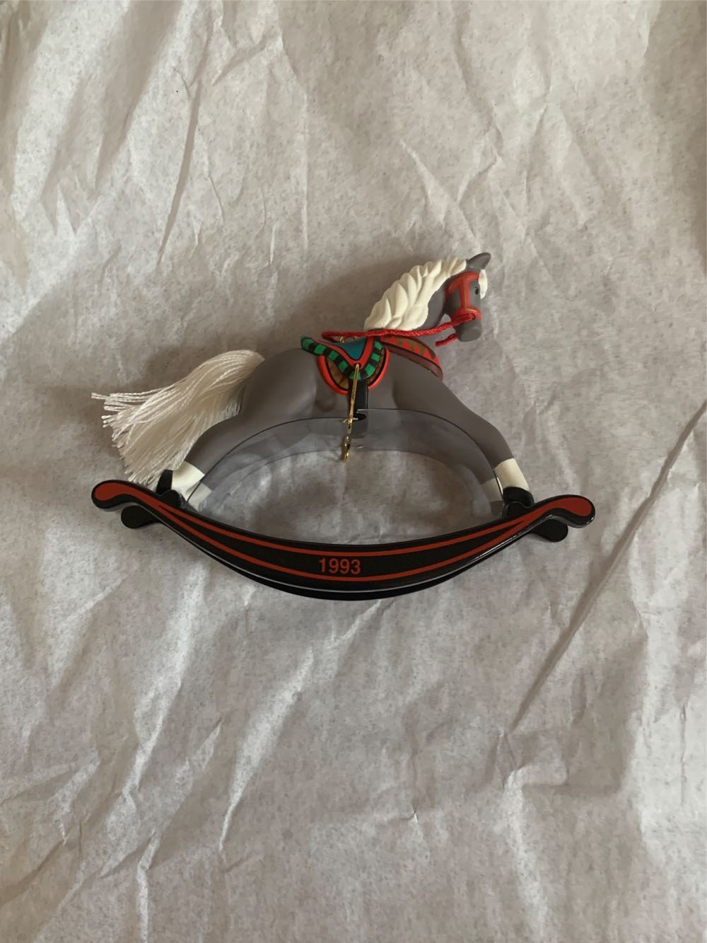 Rocking Horse #13 (1993) - Rocking Horse Series (Keepsake Ornament) ornament collectible [Barcode 015012026900] - Main Image 4