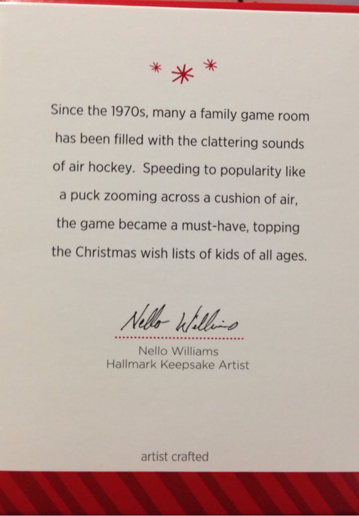 Air Hockey For Christmas - Air Hockey (Toys) ornament collectible [Barcode 795902464776] - Main Image 2