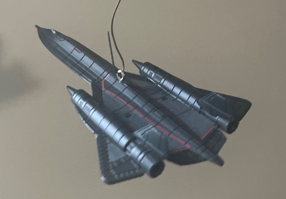 Lockheed SR-71 Blackbird - Sky’s The Limit (Aviation) ornament collectible [Barcode 795902467470] - Main Image 4