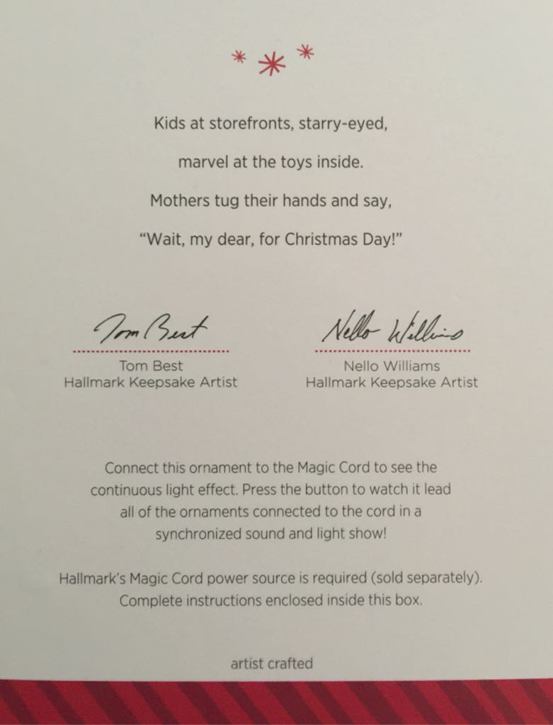 Window Wonderland - Retro (Retro) ornament collectible [Barcode 795902469894] - Main Image 2