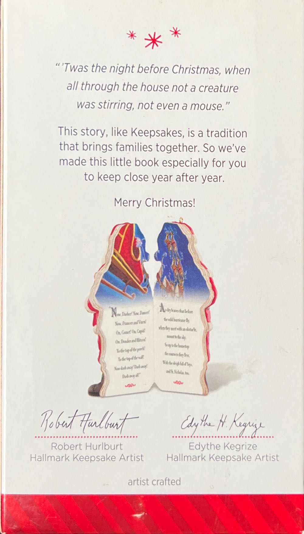 ’Twas The Night Before Christmas - None (Santa) ornament collectible [Barcode 795902478254] - Main Image 2