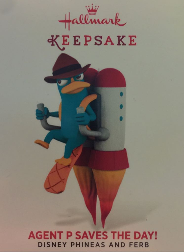 Disney Phineas & Ferb Agent P Saves the Day! 2015 - Phineas and Ferb (Disney) ornament collectible [Barcode 795902479053] - Main Image 1