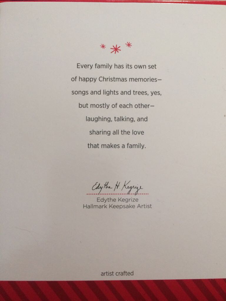 Our Christmas   (Christmas Tree Photo Holder) ornament collectible [Barcode 795902485597] - Main Image 2