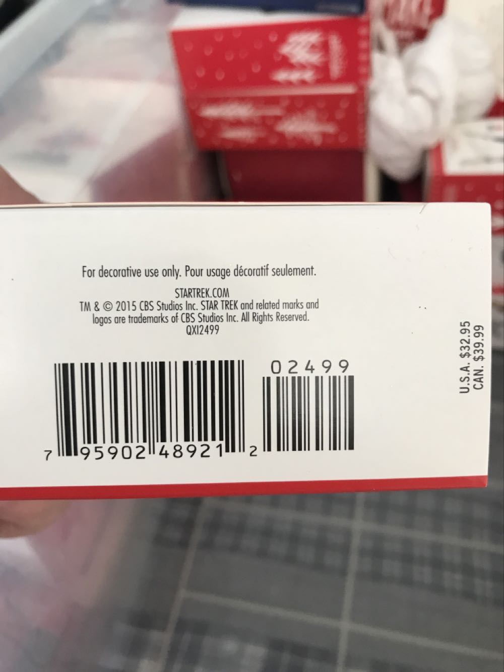 U.S.S. Enterprise NCC-1701-C - Hallmark Keepsake - Star Trek (Star Trek: The Next Generation) ornament collectible [Barcode 795902489212] - Main Image 3