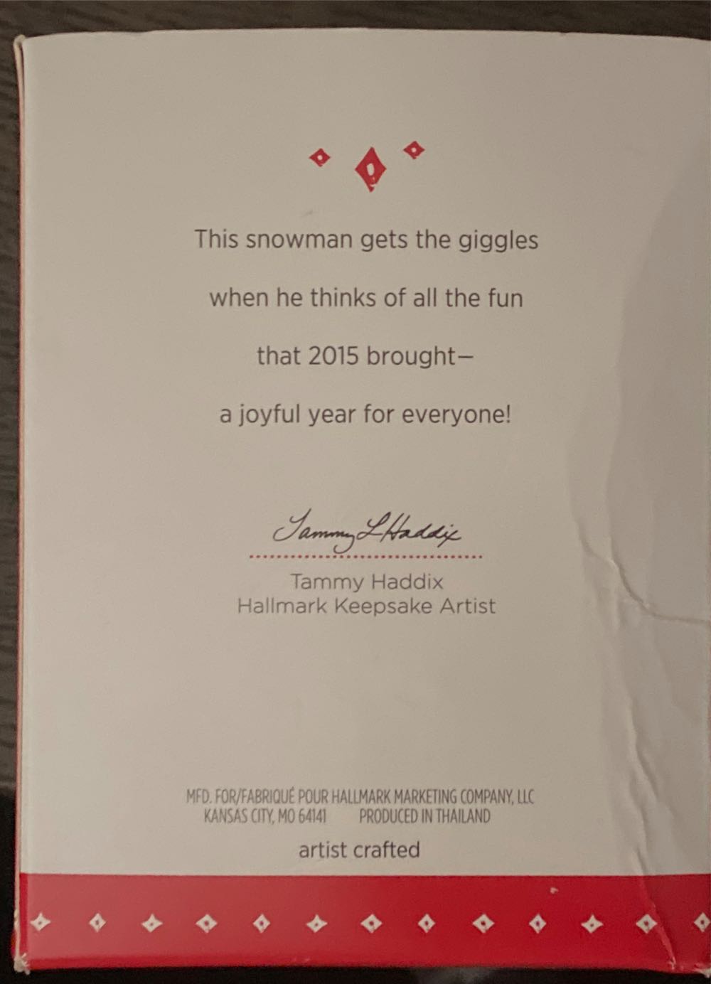 Frosty Fun Decade: 2015 - Frosty Fun Decades (Frosty Fun Decade) ornament collectible [Barcode 795902489502] - Main Image 4