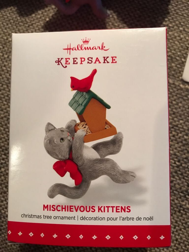 Mischievous Kittens: Hanging Bird Feeder - Mischievous Kittens (Collector’s Series) ornament collectible [Barcode 795902492342] - Main Image 2