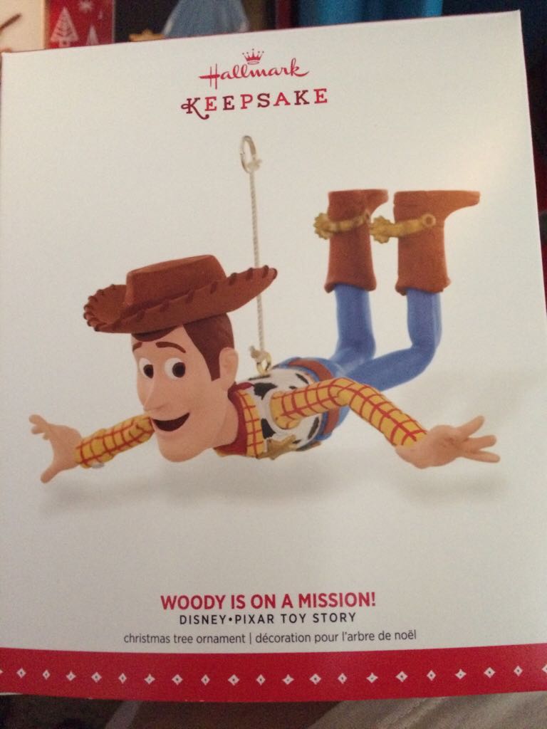 Woody Is On A Mission - Toy Story (Disney) ornament collectible [Barcode 795902492762] - Main Image 1