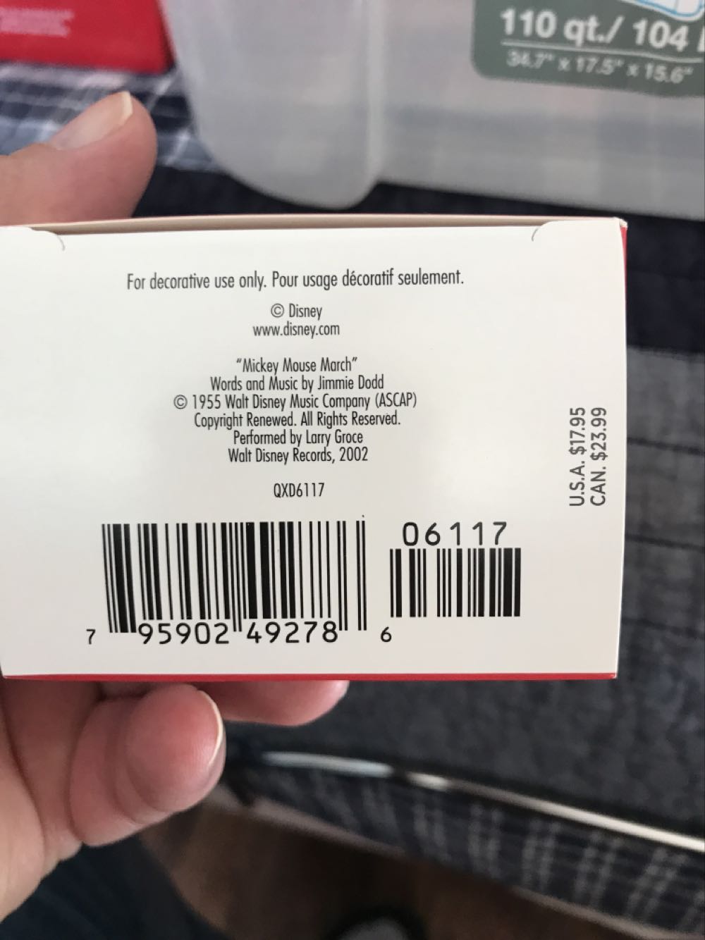 The Mickey Mouse Club 60th Anniversary  - Disney Mickey Mouse Club (Mickey Mouse Club, 60th Anniversary, MAGIC) ornament collectible [Barcode 795902492786] - Main Image 3