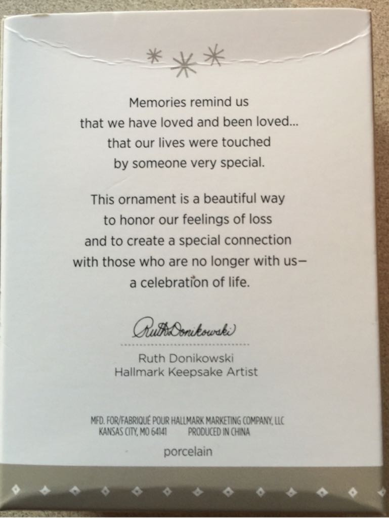 Always Remembered - Always Remembered (Beach) ornament collectible [Barcode 795902492830] - Main Image 2