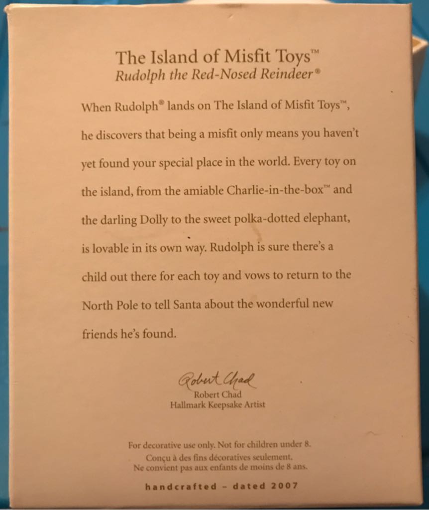 The Island Of Misfit Toys - Rudolph The Red-Nosed Reindeer (Rudolph The Red-Nosed Reindeer) ornament collectible [Barcode 795902990930] - Main Image 2