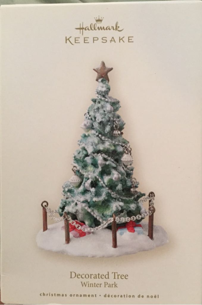 Decorated Tree - Winter Park (Tree) ornament collectible [Barcode 795902991012] - Main Image 1