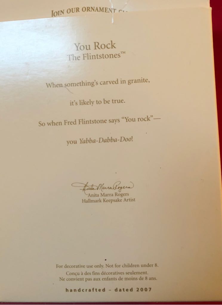 The Flintstones You Rock - Movies (Movies) ornament collectible [Barcode 795902991142] - Main Image 2