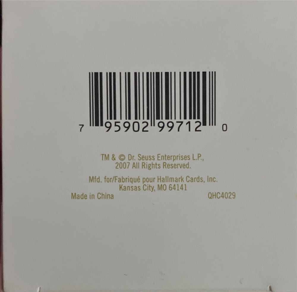 Roast Beast - How The Grinch Stole Christmas (Dr. Seuss’s How The Grinch Stole Christmas) ornament collectible [Barcode 795902997120] - Main Image 3