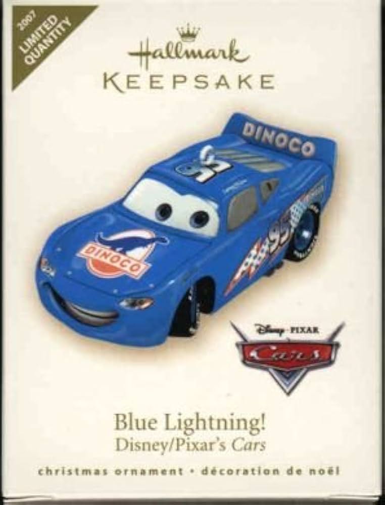 Blue Lightning! - Cars (Disney) ornament collectible [Barcode 795902997410] - Main Image 2