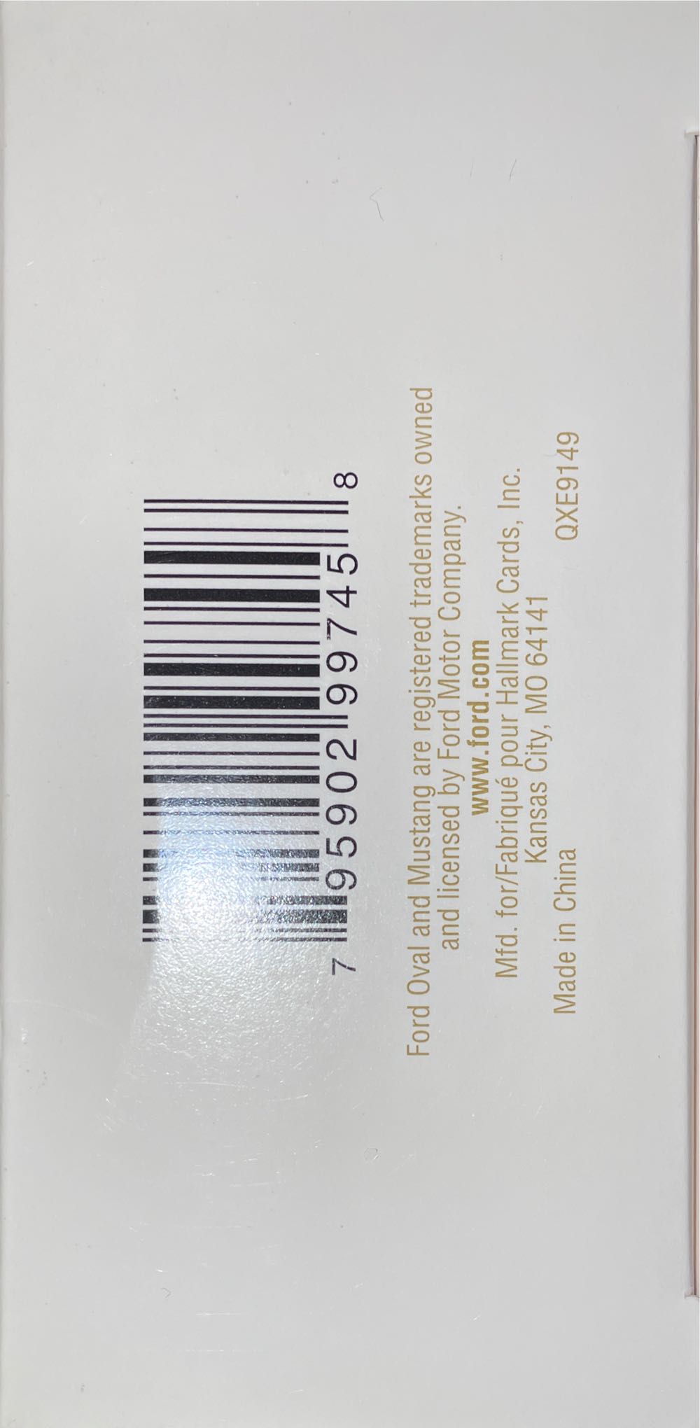 19641/2 Ford Mustang - Collectors Series (Pop Culture) ornament collectible [Barcode 795902997458] - Main Image 3