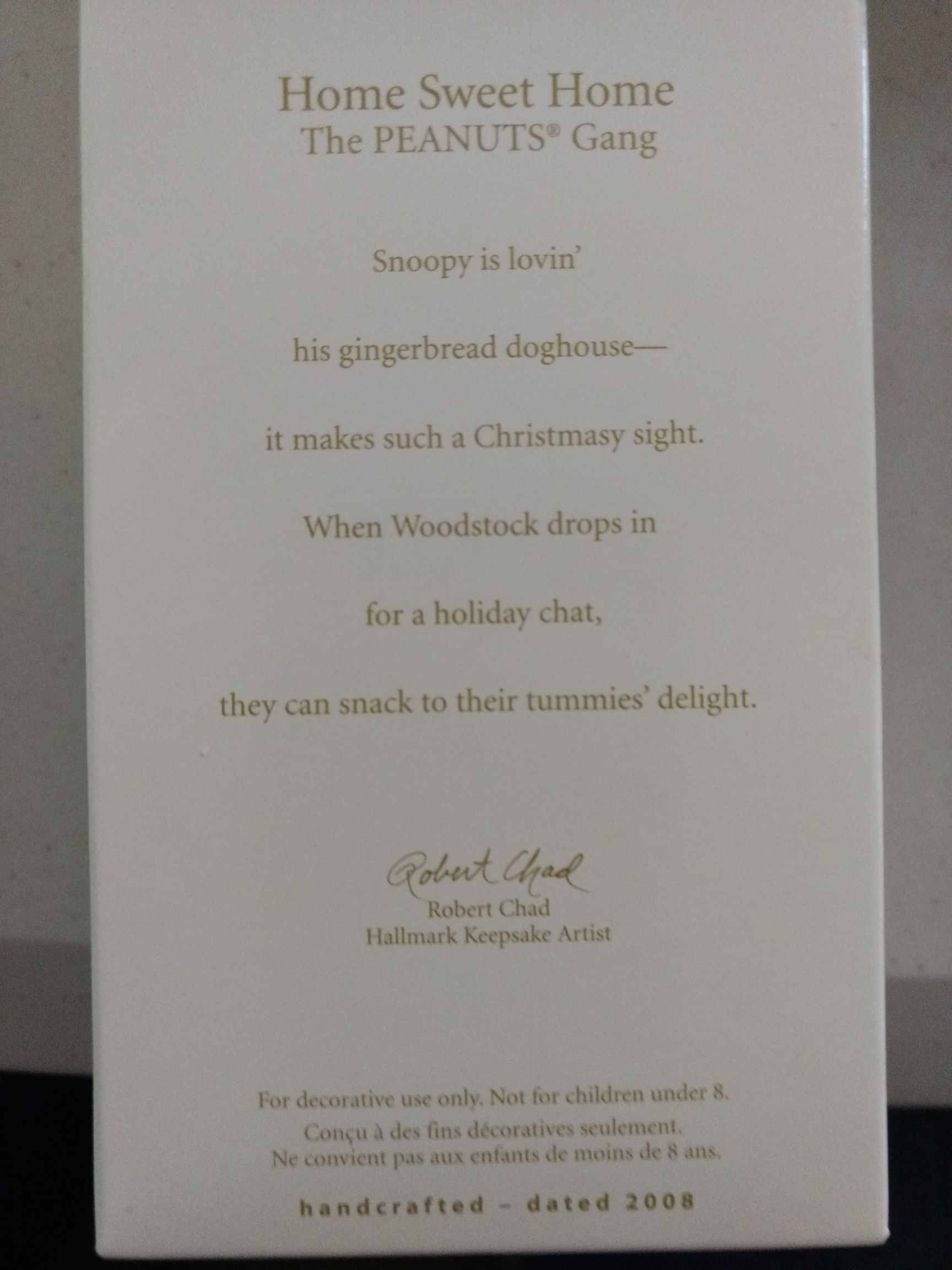 Home Sweet Home - The Peanuts Gang (Peanuts) ornament collectible [Barcode 79591201] - Main Image 2