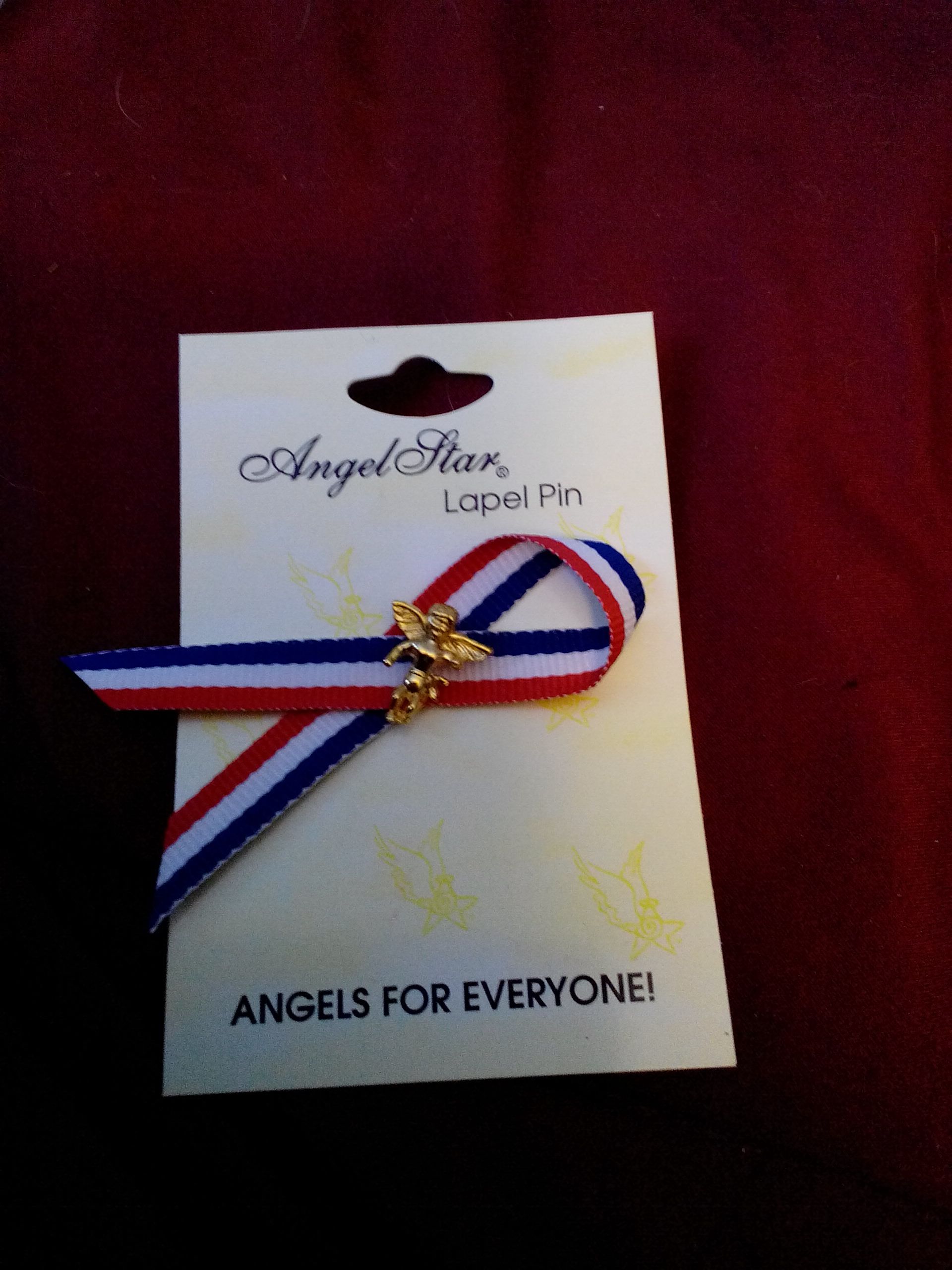 Angel Star Lapel Pin  (Yve’s Jewelry Pin) ornament collectible [Barcode 798890001657] - Main Image 1