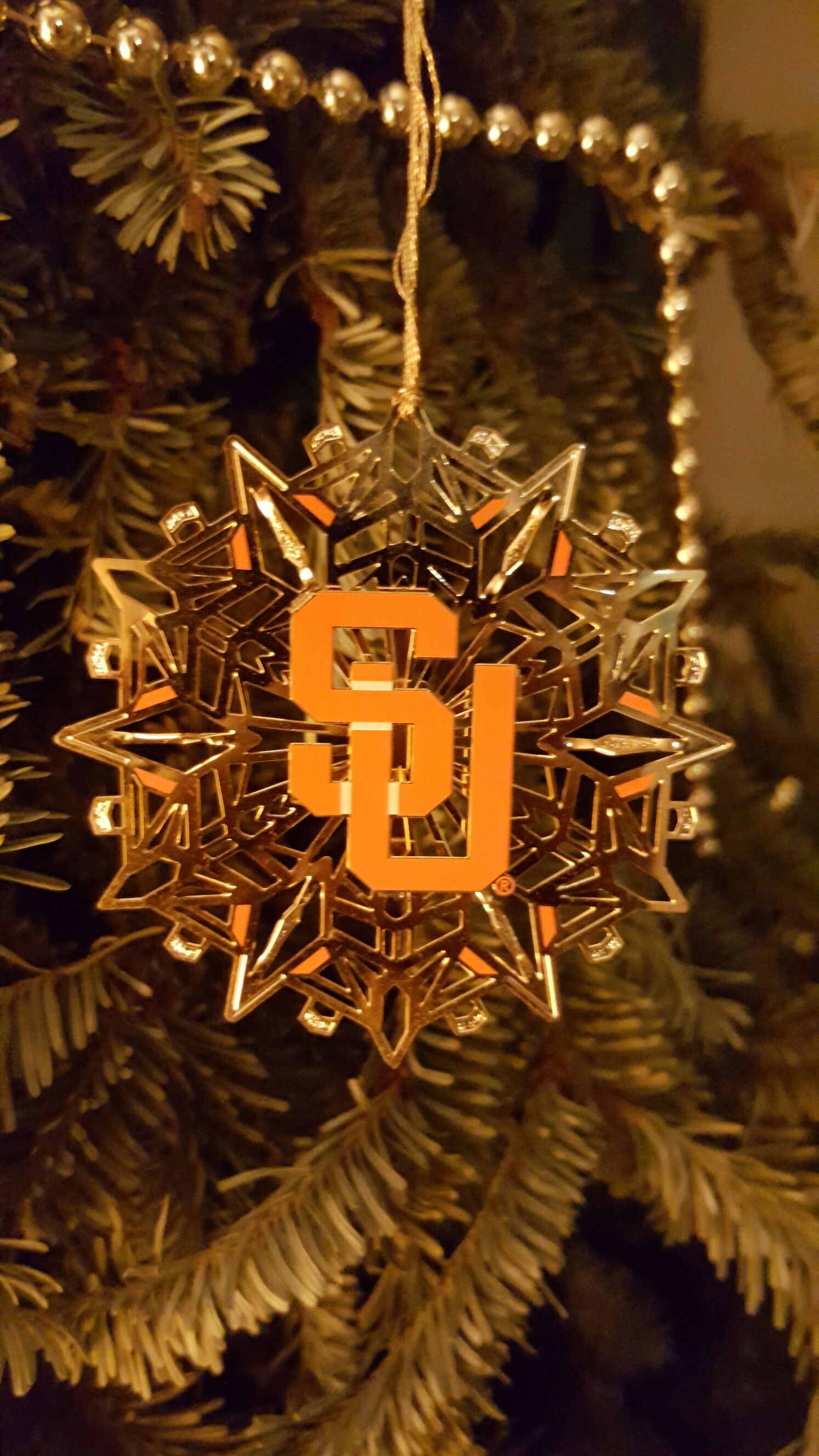 Syracuse Logo  (Syracuse) ornament collectible [Barcode 829846080676] - Main Image 2