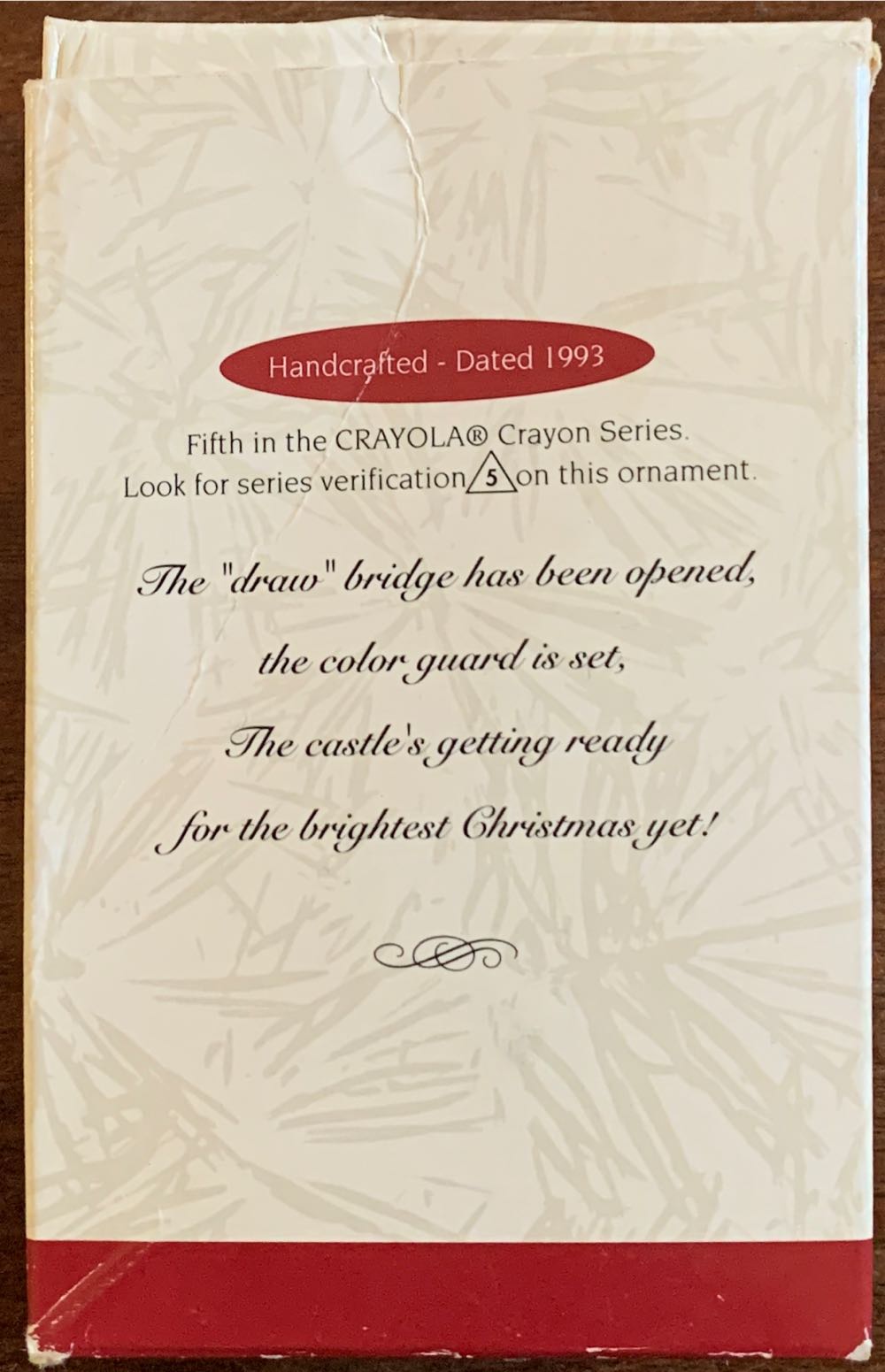 Crayola #5 - Bright Shining Castle - Crayola Crayon (Crayola) ornament collectible [Barcode 015012027013] - Main Image 2