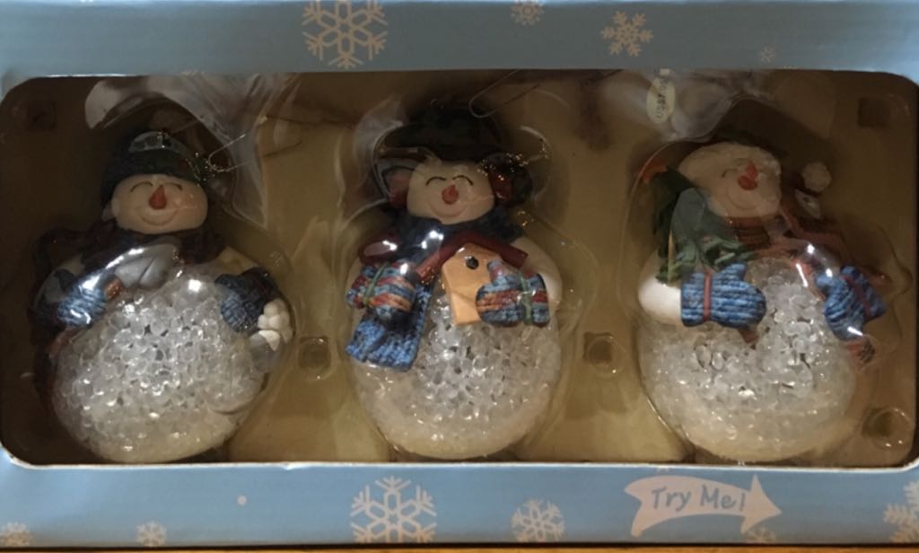 Clay Dough Snowman Ornaments   (Snowman) ornament collectible [Barcode 842583007737] - Main Image 2