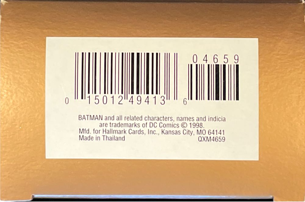 Batman: Classic Batman And Robin 1999 Ornament - Batman Classic TV Series (Batman & Robin) ornament collectible [Barcode 015012494136] - Main Image 4