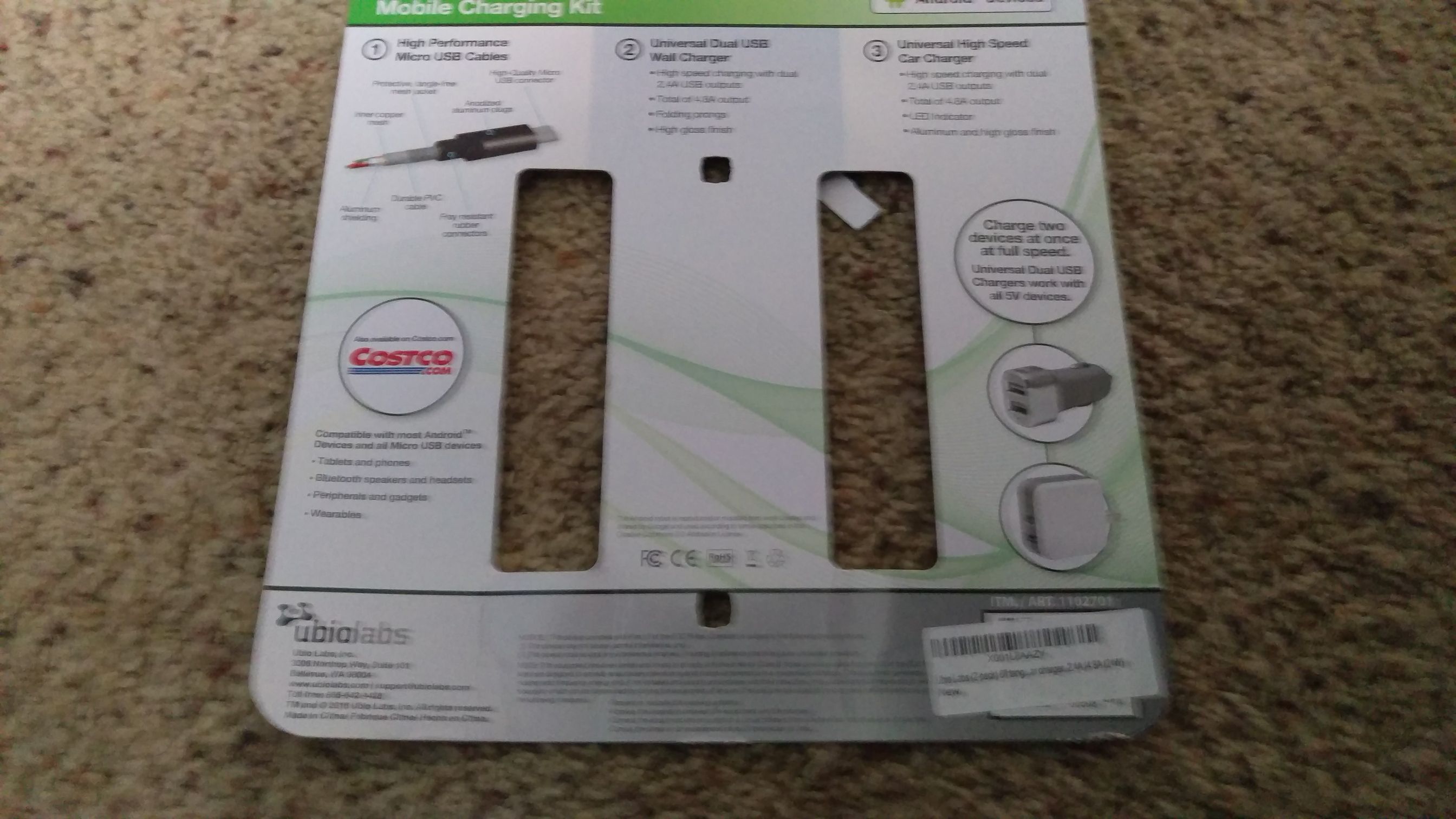 Micro USB Cables  (Charging Kit) ornament collectible [Barcode 859362006089] - Main Image 2