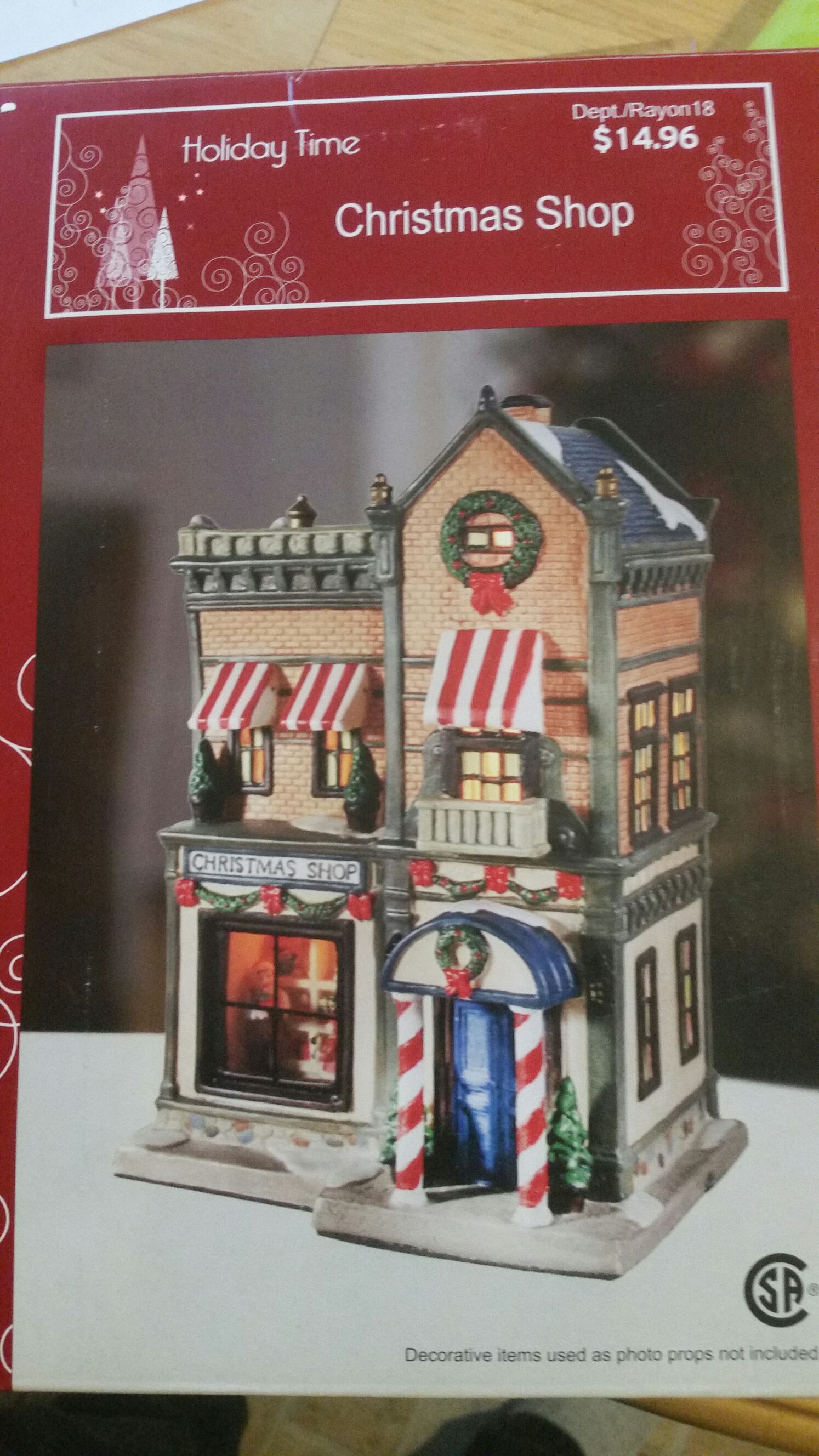 Christmas Shop - DS1271C - Holiday Time (Christmas) ornament collectible [Barcode 875342006412] - Main Image 1