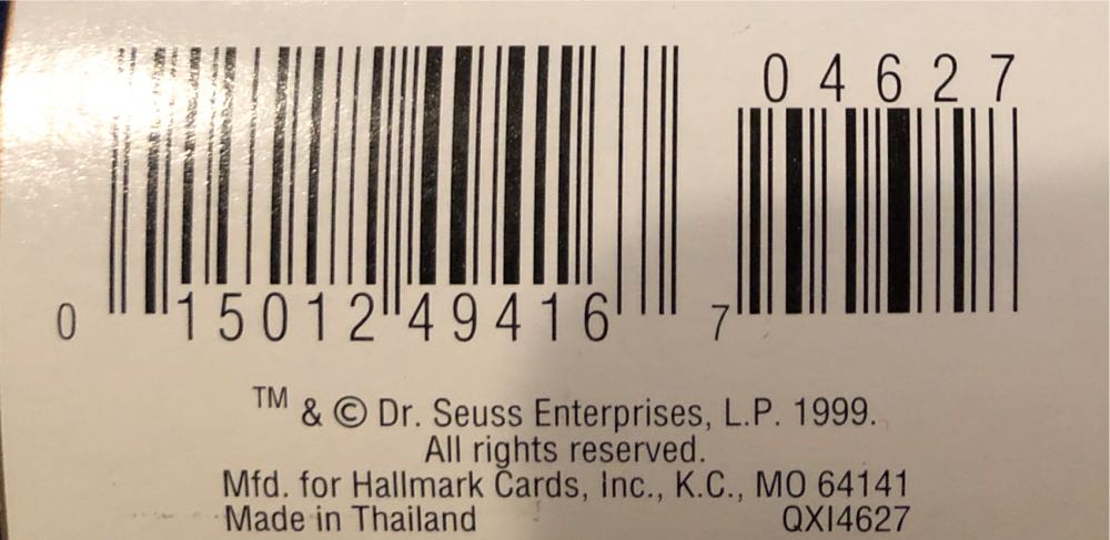 Merry Grinch-mas! - Minis (Miniature) ornament collectible [Barcode 015012494167] - Main Image 3