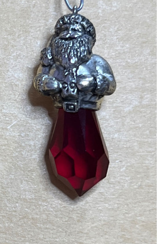 (Crystal) Crystal Claus QXM4637 - Precious Edition ornament collectible [Barcode 015012494174] - Main Image 3