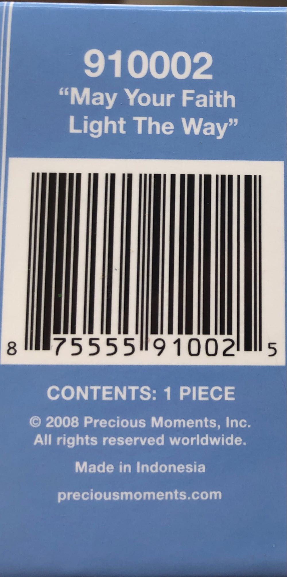 May Your Faith Light The Way - Precious Moments Ornaments (Christmas) ornament collectible [Barcode 875555910025] - Main Image 4