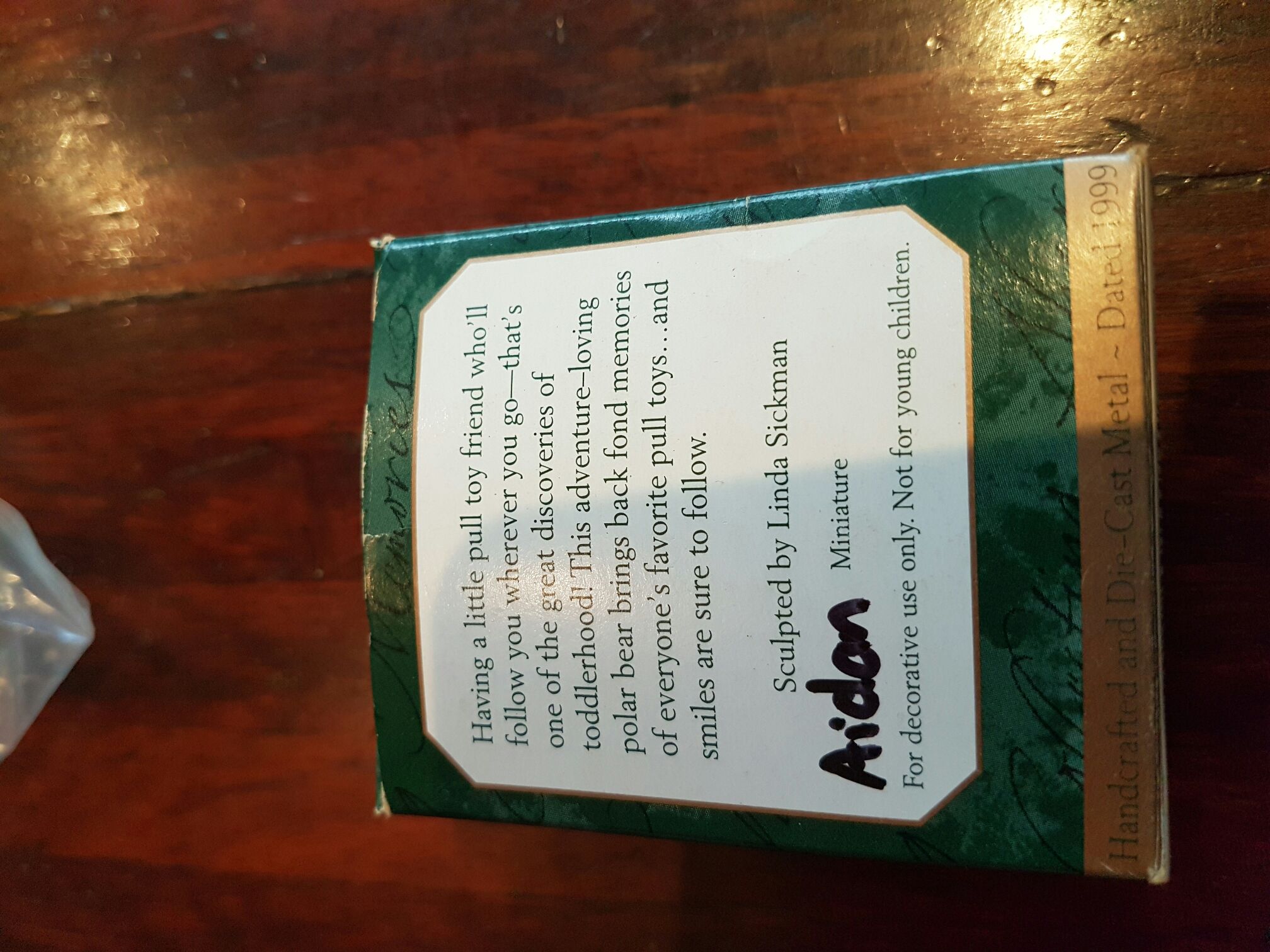 Roll-a-Bear  ornament collectible [Barcode 015012494181] - Main Image 2