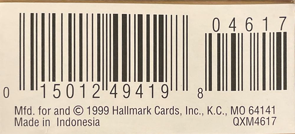 MNA1999 Trusty Reindeer - Noah’s Ark Miniature (Noah’s Ark) ornament collectible [Barcode 015012494198] - Main Image 4