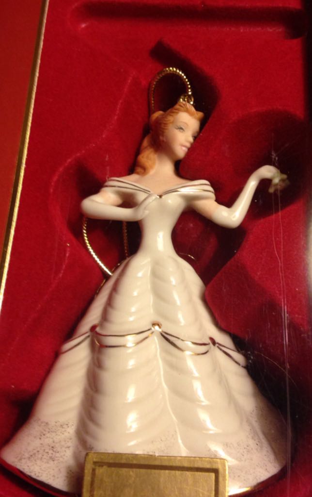 Christmas Belle Ornament - Beauty & The Beast (Disney Showcase) ornament collectible [Barcode 882864024718] - Main Image 1