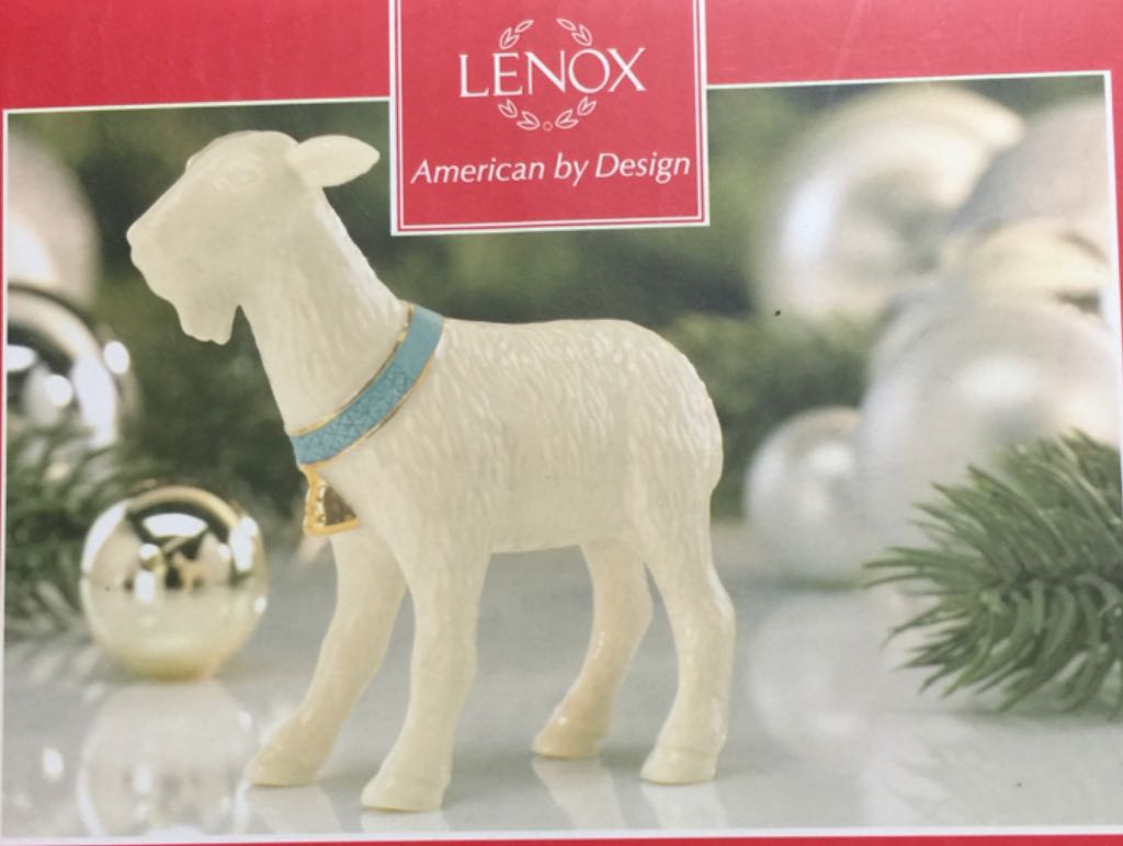 Lenox First Blessing Nativity Goat - Lenox - First Blessing Nativity (Lenox - First Blessing Nativity) ornament collectible [Barcode 882864340863] - Main Image 2