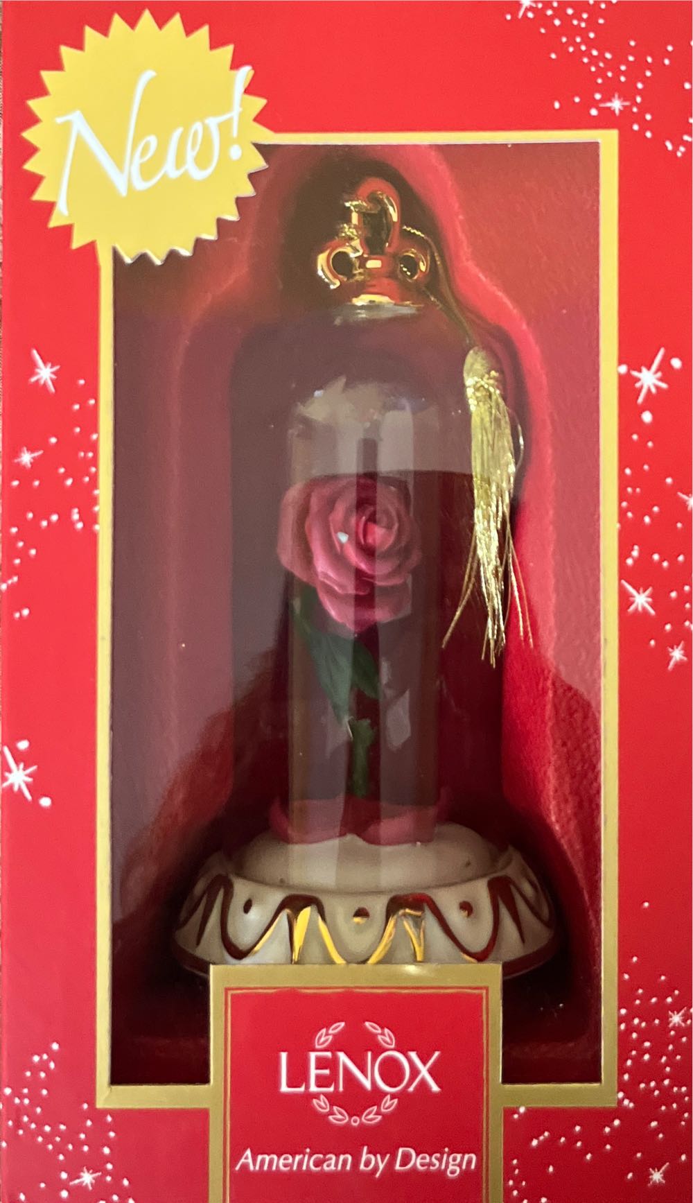Beauty and the Beast Rose - Beauty and the Beast (Diseny) ornament collectible [Barcode 882864634801] - Main Image 2