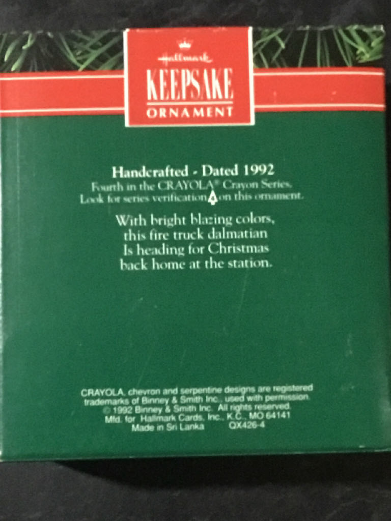 CC#4 Bright Blazing Colors #4 - Crayola Crayon (Crayola Crayon) ornament collectible - Main Image 2