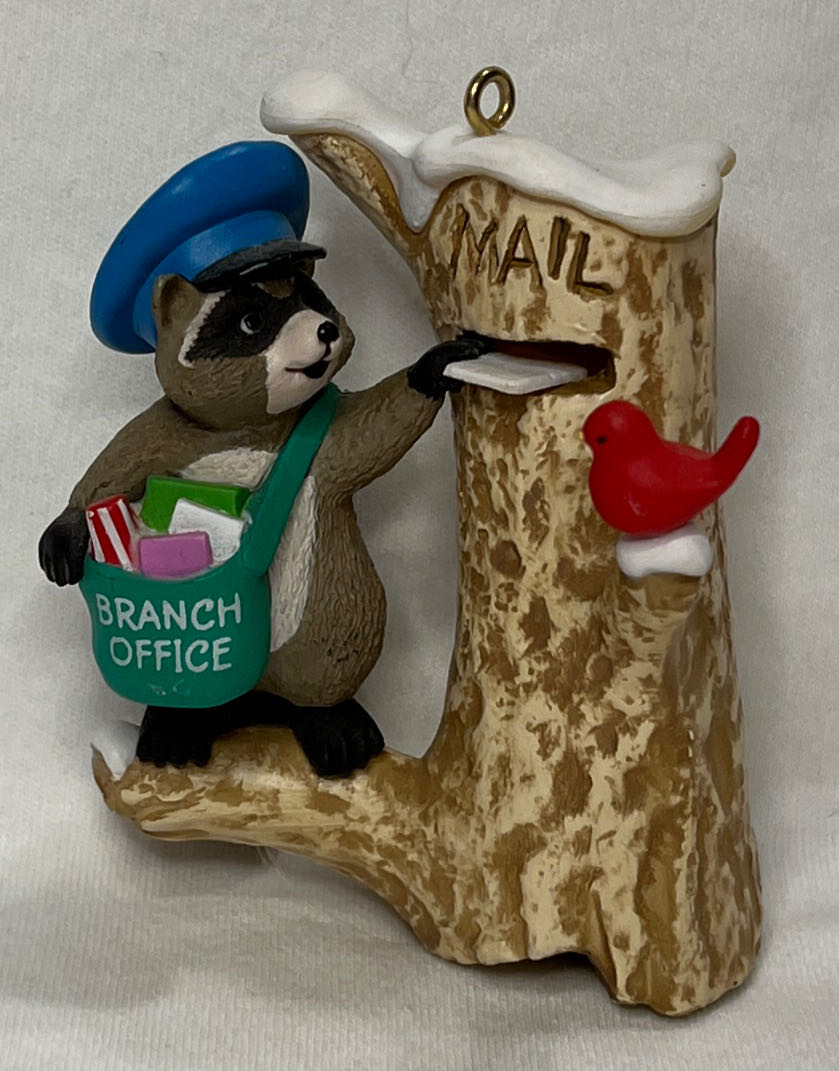 Mail Call - Artists’ Favorites (Animals, Racoon, Mail) ornament collectible - Main Image 3