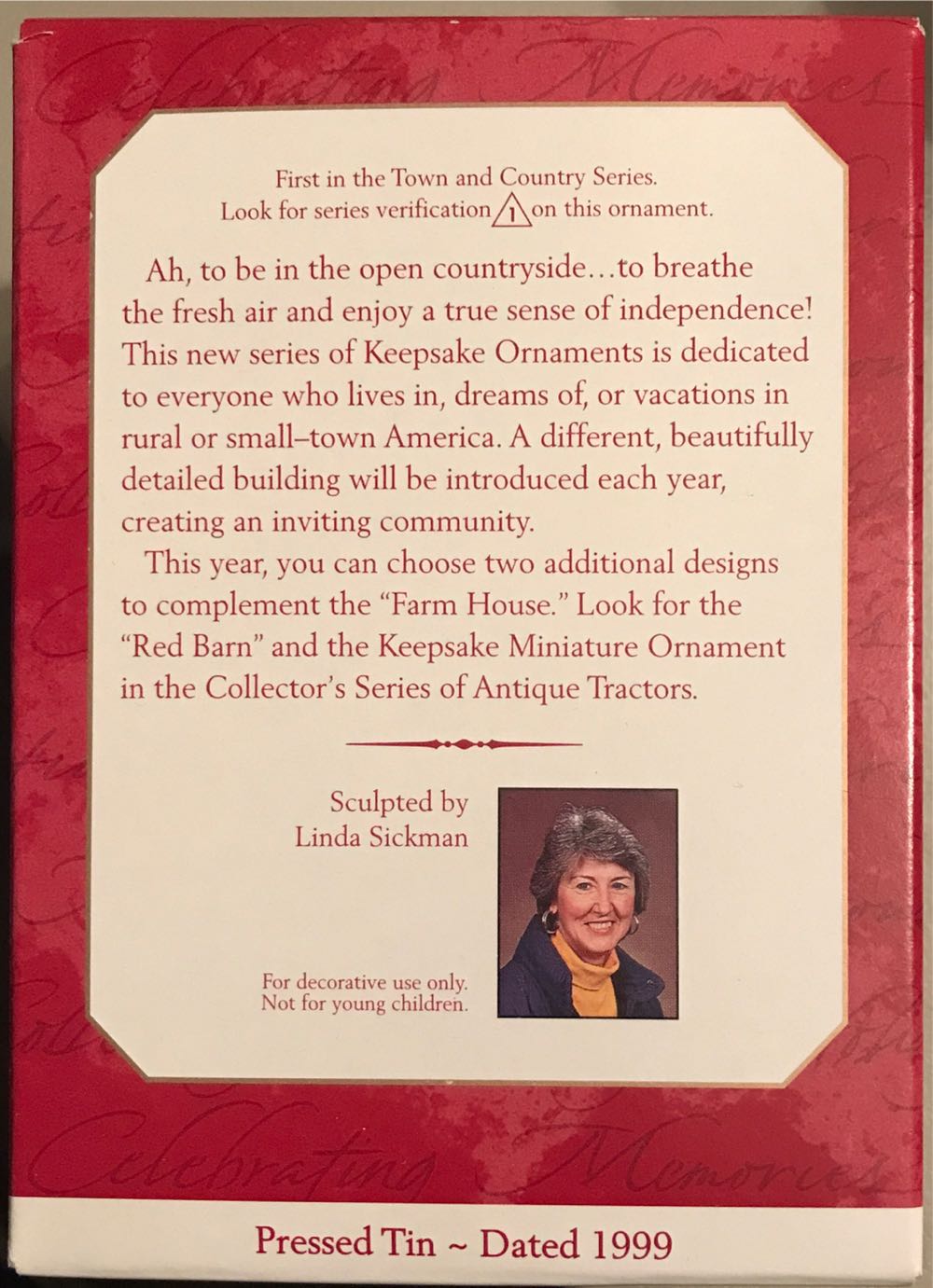 Farm House  - Town And Country (Buildings) ornament collectible [Barcode 015012520521] - Main Image 3