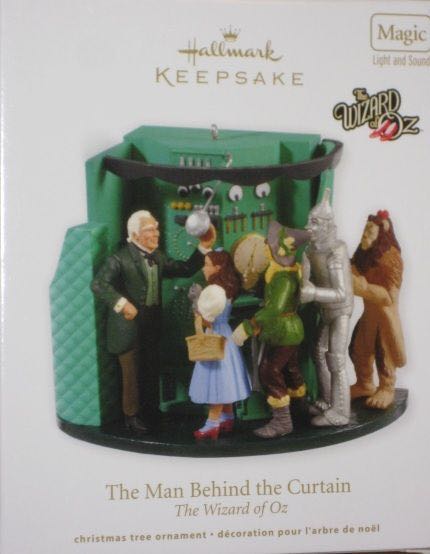 W Of Oz - The Man Behind The Curtain QXI2911 - Classic Movies (The Wizard Of Oz) ornament collectible - Main Image 2