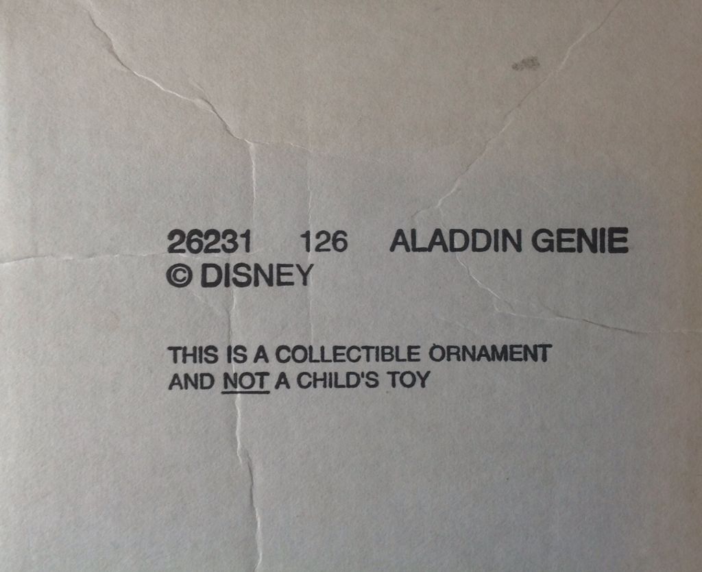 Aladdin Genie - Grolier (Grolier) ornament collectible - Main Image 2