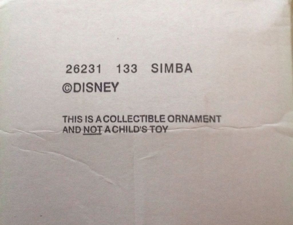 Simba - Disney The Lion King (Walt Disney Animated Studios) ornament collectible - Main Image 2