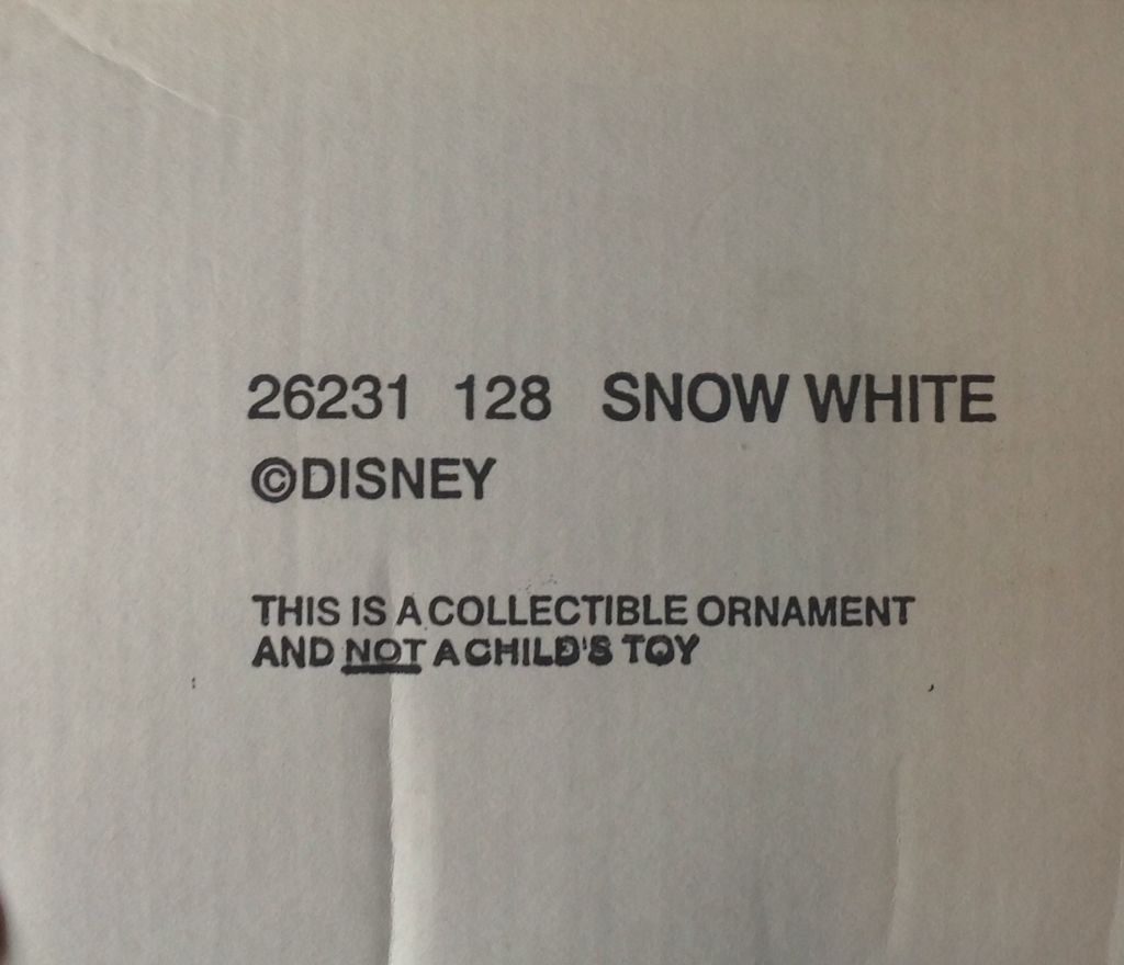 Snow White - 26231-128 (Disney) ornament collectible - Main Image 2
