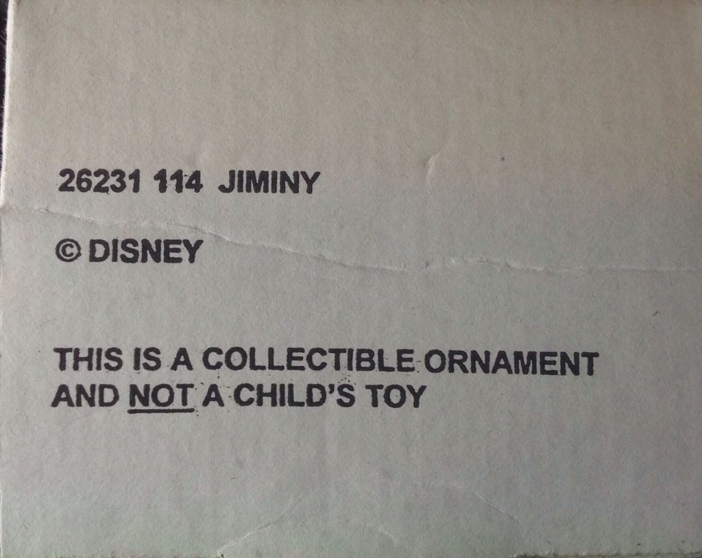 Jiminy - Disney Pinocchio (Walt Disney Productions) ornament collectible - Main Image 2